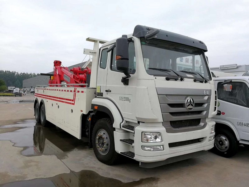 豪沃后八輪清障車(chē)拖吊聯(lián)體（一拖一）清障車(chē)
