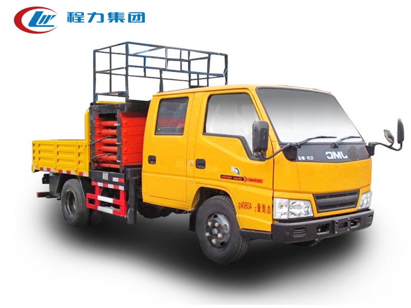 江鈴雙排座8-10米平臺升降高空作業(yè)車 江鈴雙排座8-10米平臺升降高空作業(yè)車圖片